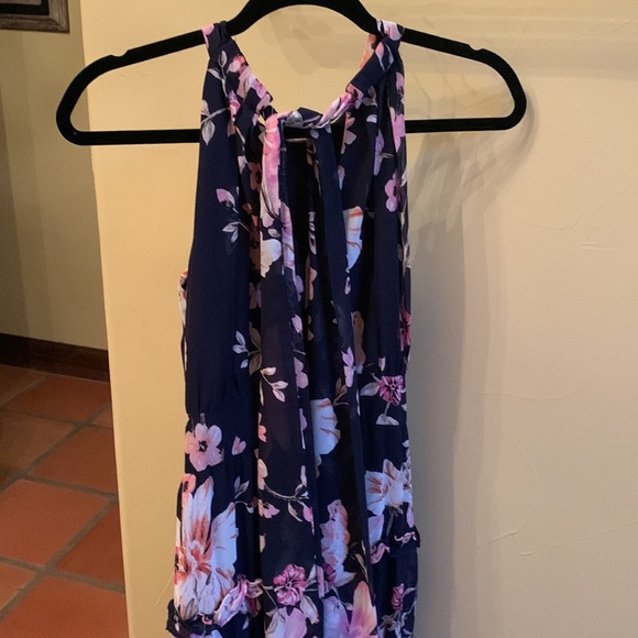 Eliza J floral navy and pink maxi dress - Picture 7 of 7